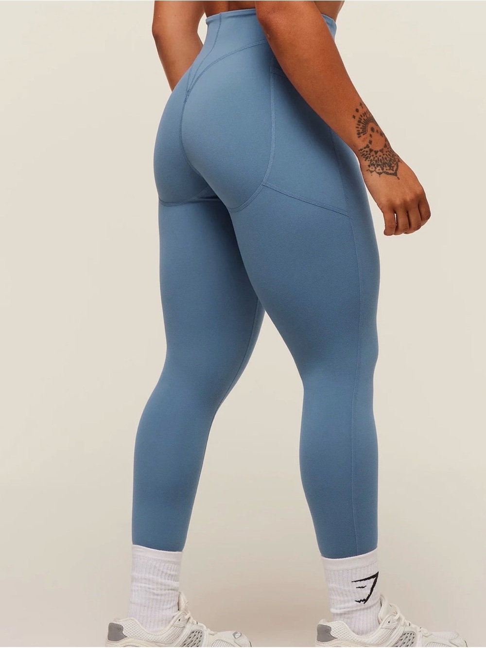 Gymshark High-Rise Blue Sculpt Leggings